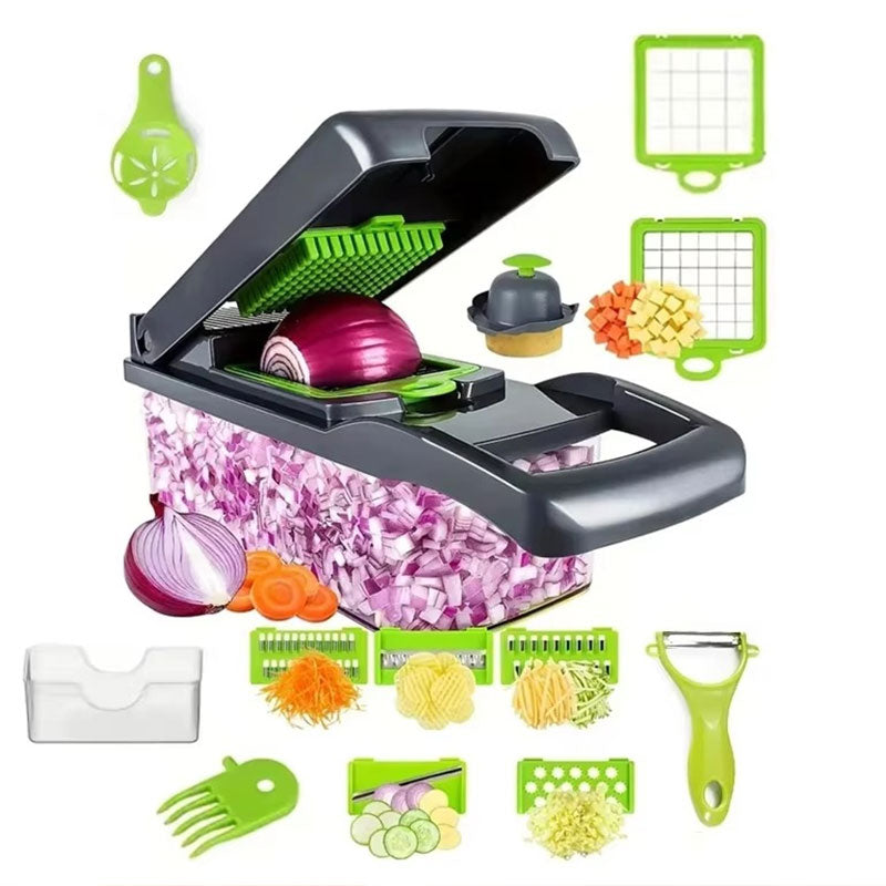 Lot Aspirateur de poche multifonctions + Hachoir à légumes 16-en-1