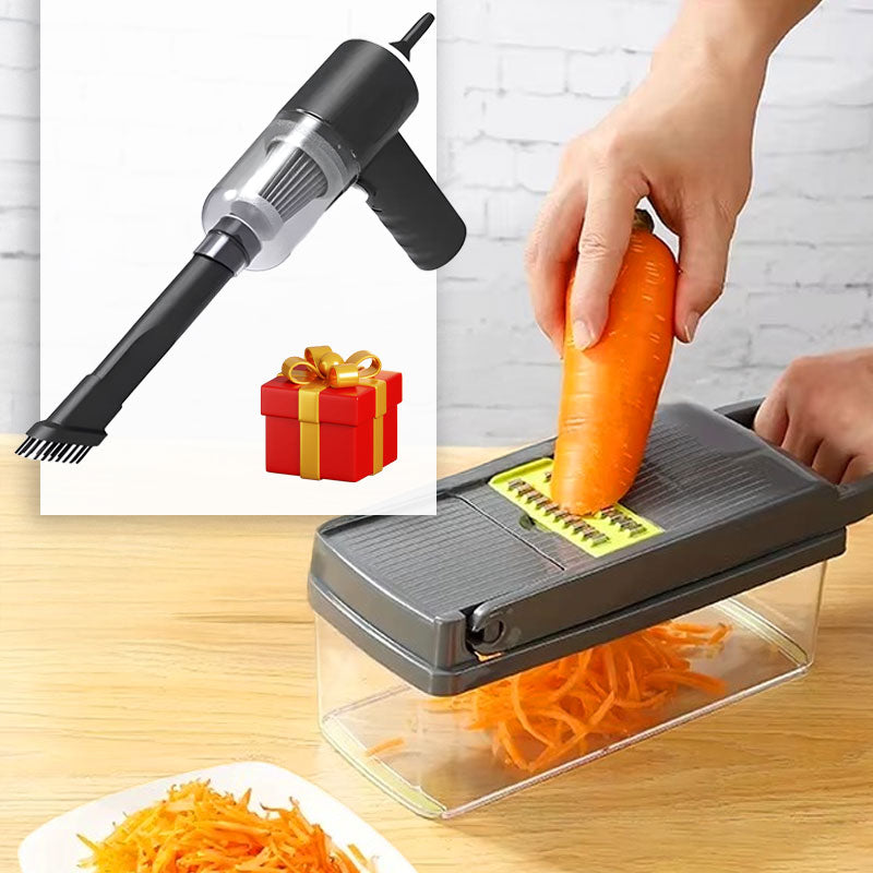 Lot Aspirateur de poche multifonctions + Hachoir à légumes 16-en-1