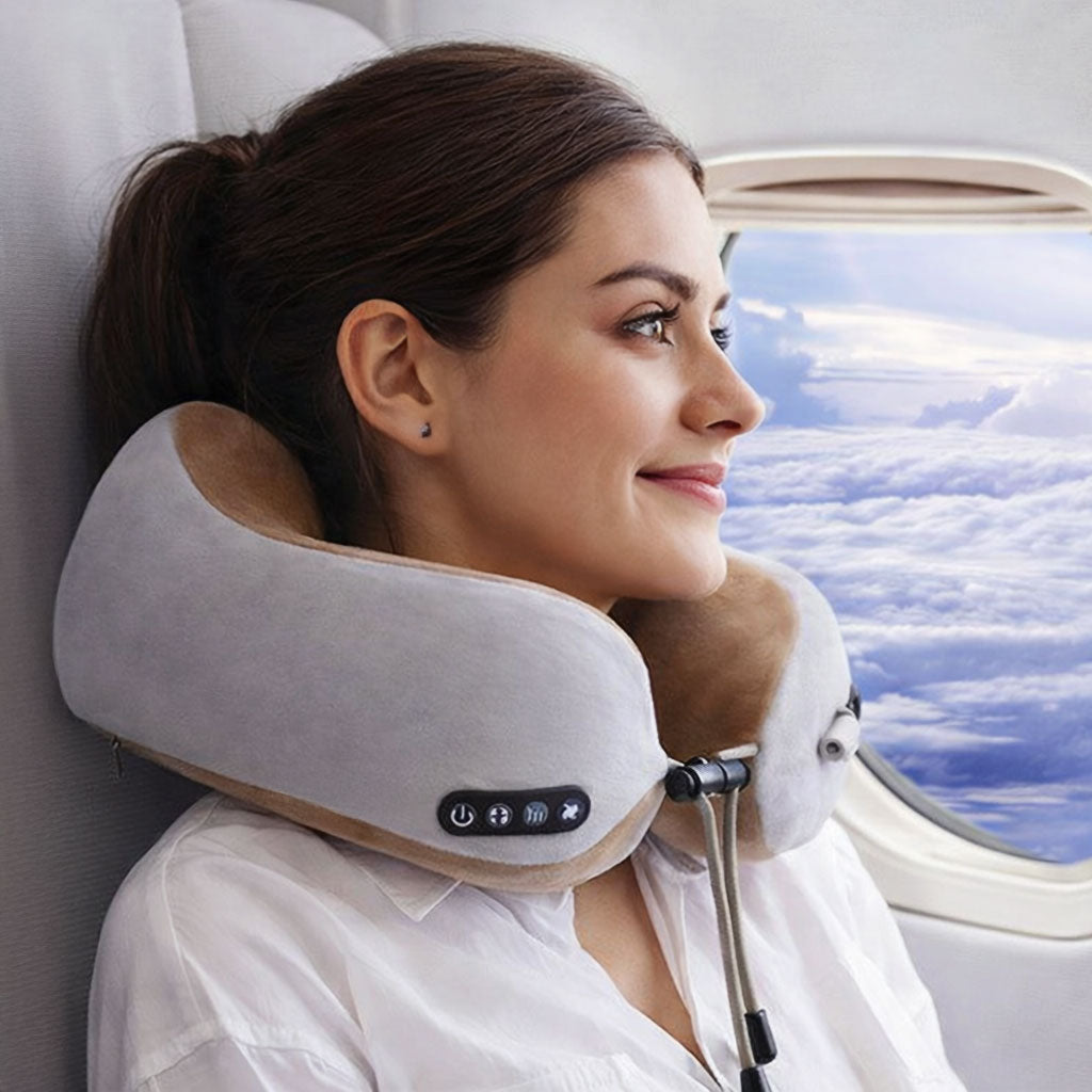 Masseur électrique de cou | Oreiller pour les transports