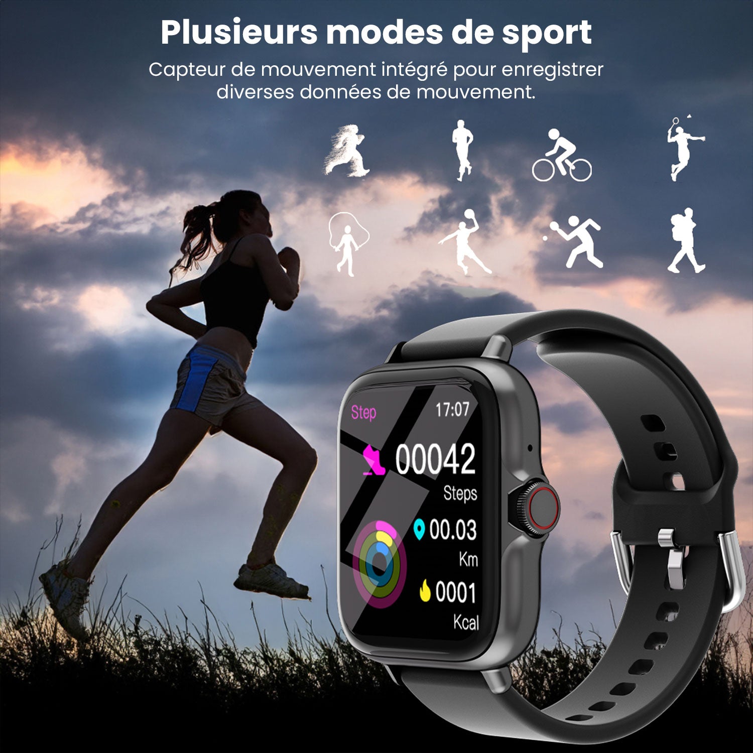 Superbe montre connectée bien-être