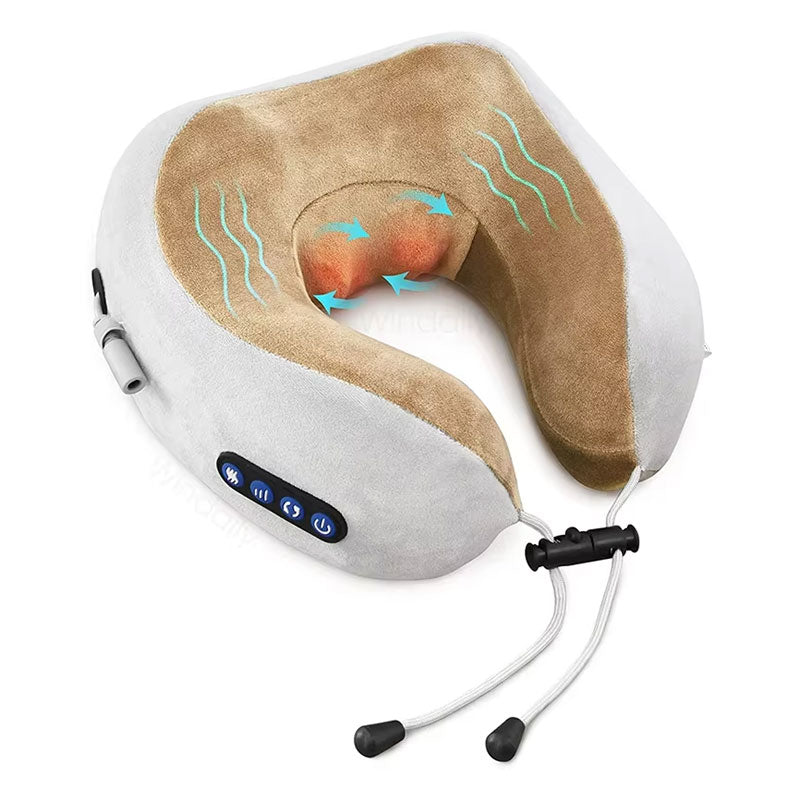 Masseur électrique de cou | Oreiller pour les transports