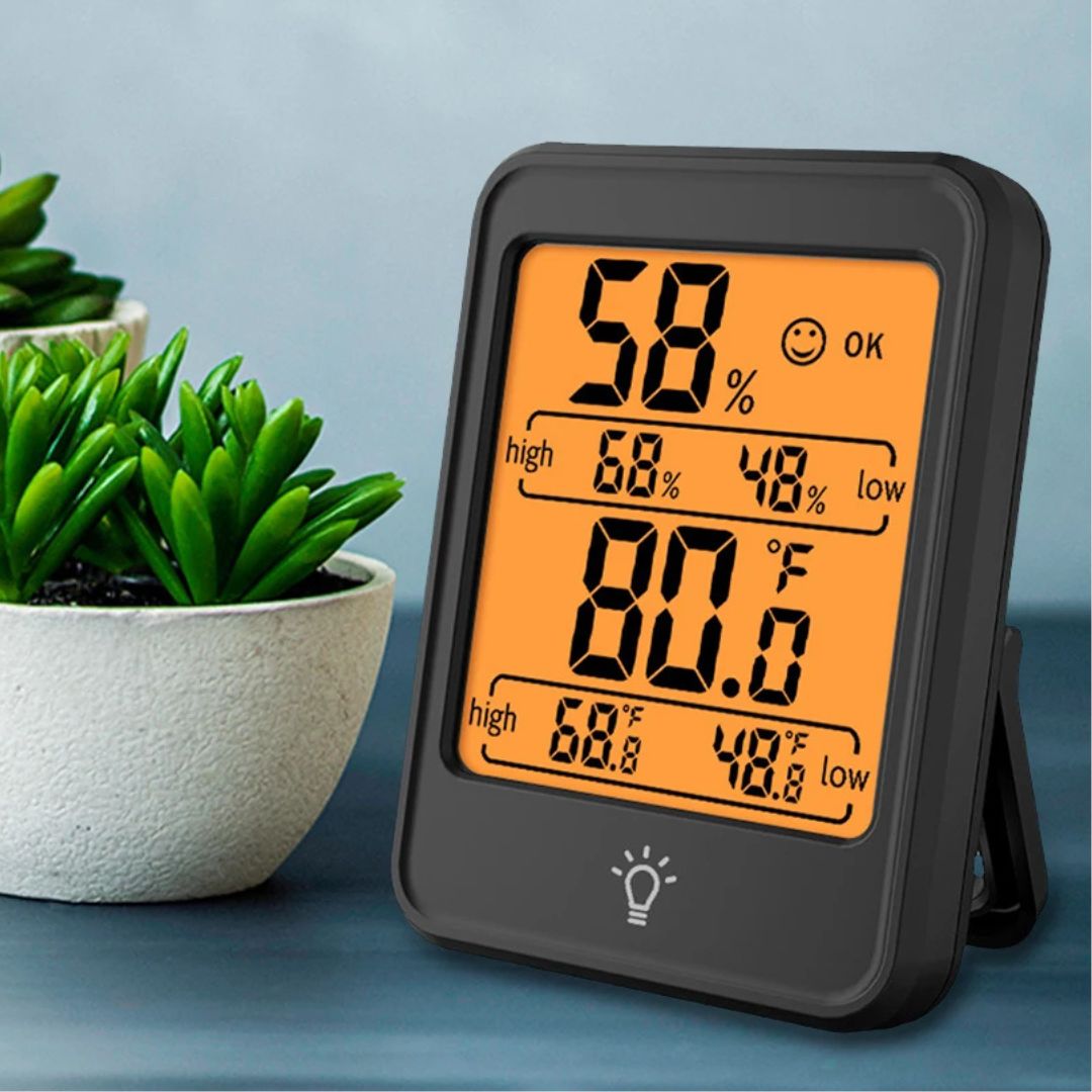 Station météo LCD avec capteurs température et humidité
